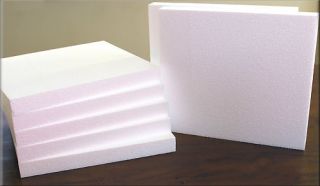 Lot Foam Sheets 14 x13 x1 5 Styrofoam Packaging Crafts