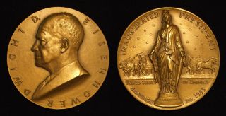 Dwight D Eisenhower Original 1954 not A Restrike US Mint Inauguration