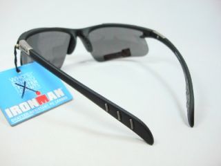 Foster Grant Iron Man Black sports sunglasses Hurdle EG1210 New