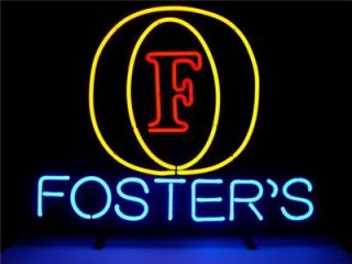 17x14 Fosters Logo Beer Alcohol Bar Pub Store Neon Light Sign New