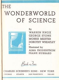  of SCIENCE Book 4 Electricity Astronomy 1950 Warren Knox Illustr