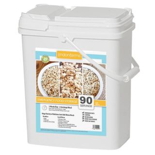  90 Serving Freeze Dried Emergency Food Storage Grab N Go Bucket