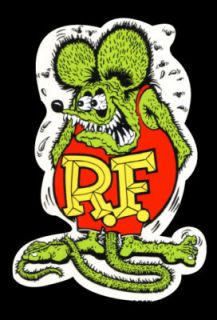  Vintage Rat Fink Decal