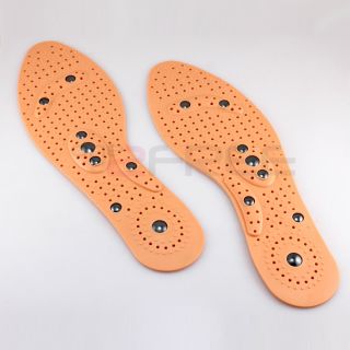  Insoles Magnetic Massage Foot Health Care Pain Relief Therapy