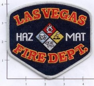 Nevada Las Vegas Haz Mat NV Fire Dept Patch
