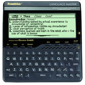 Franklin Electronic Lm6000b Merriam web Dictionary thesaur