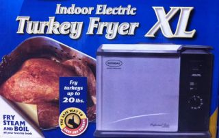 Butterball XL Indoor Electric Turkey Fryer 20lb Turkey Fry Steam Boil