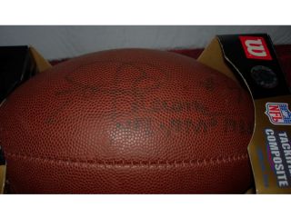 Joe Theismann Autographed Autograph Wilson Football NFL MVP 1983