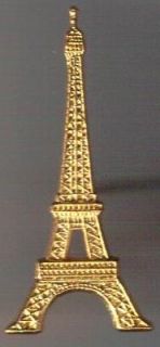 Eiffel Tower Tour Paris France Gold Colour Color Pin