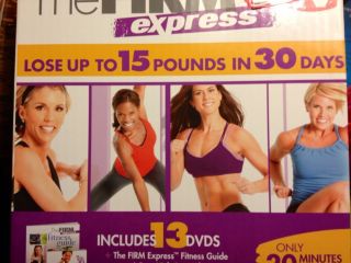 NEW The Firm Express DVD 2011 13 Disc Set As Seen on TV With Fitness