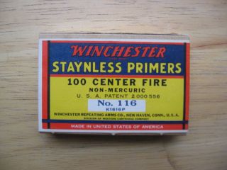  Winchester Western Saynless Primer Box