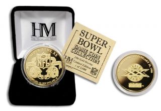 Super Bowl XLVI 46 Flip Coin Giants vs Patriots Official Game Coin