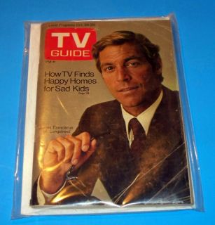 1971 James Franciscus Longstreet TV Guide Magazine GF