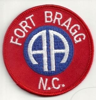 Fort Bragg North Carolina 82nd Airborne Division US Army Patch