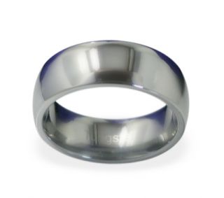 Tungsten Carbide Comfort Fit Wedding Band Promise Ring