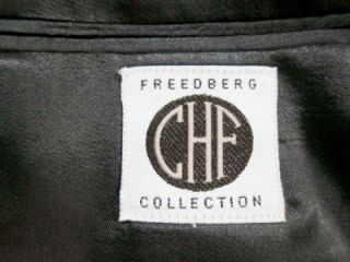 NEW Freedberg Collection Chocolate Glenplaid Wool Sport Coat 44R
