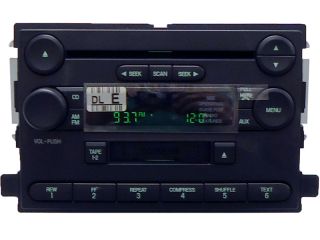 New 04 05 06 07 Ford Focus Freestar Monterey F250 F350 Radio Aux Tape