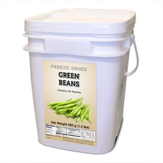 Freeze Dried Green Beans 160 Servings Food Storage and Everyday Use