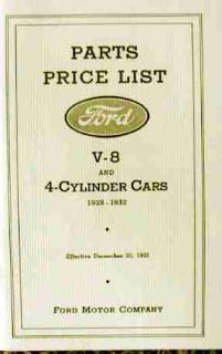 FORD MODEL A_AA_ FACTORY_PARTS_GUIDE_V8 & 4 CYL_1928 1929 1930 1931
