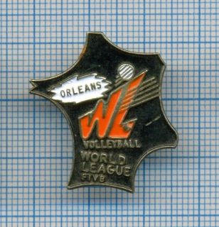 International Volleyball Federation FIVB World League Pin Orleans