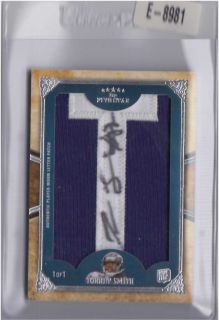 2011 Topps Five Star Auto Letter Patch 1 1 Torrey Smith