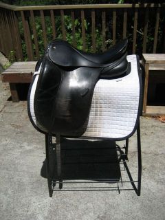  Schleese Jane Savoie Dressage Saddle 17" Black