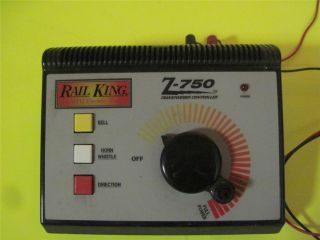 MTH Rail King Z 750 120V 60Hz 150W Transformer Controller Bell Horn