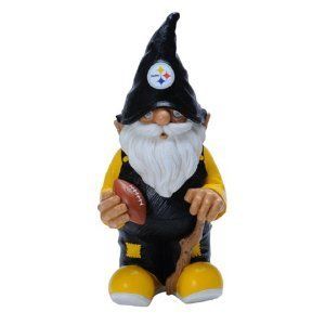 Forever Collectibles Pittsburgh Steelers Gnome Statue Outdoor Lawn
