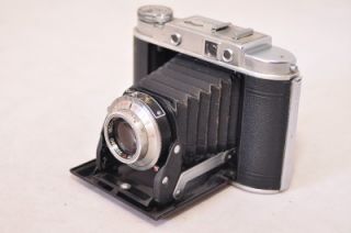 Vintage Retro German Franka Solida II Rangefinder Folding Camera 6x6