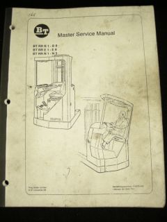 BT Reach Truck Service Manual RRB1 B8 RRE1 E8 RRN1 N3