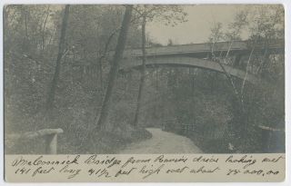 Lake Forest IL C&NW Chicago & Northwestern Railway McCormick Bridge c