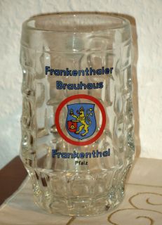 1960´S Brewery Frankenthaler Brauhaus Germany Old Beer Stein 0 4