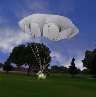 Military 36 Flare Parachute New Original USA 4 Rocket Toy or RC Para