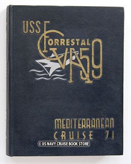USS Forrestal CVA 59 Mediterranean Cruise Book 1971