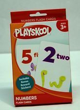  Playskool Numbers Flash Cards Brand New