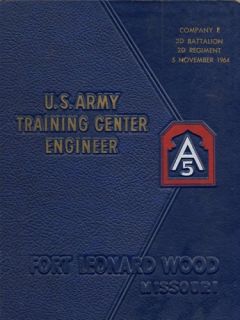 Fort Leonard Wood Army COE 3BN Engineers Nov 1964