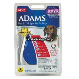 Adams Spot on Flea and Tick Medicine with Applicator Dog Small 13