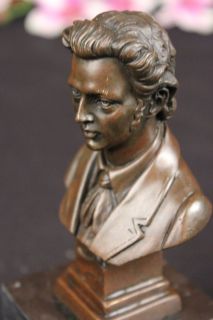  ART Bronze polish composer and pianist Frederic Francois Chopin Statue