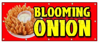  Onion Banner Sign Onions Fried Fry Batter Big Large Signs Ring