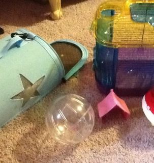 HAMSTER LOT CAGE TOYS