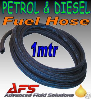 7mm Braided Unleaded Petrol Diesel Fuel Line Hose Pipe