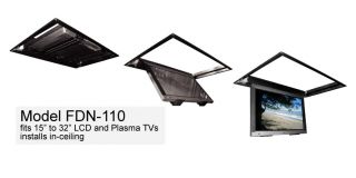 FLP 110 Ceiling Flip Down TV Lift Fits Most 17 to 32
