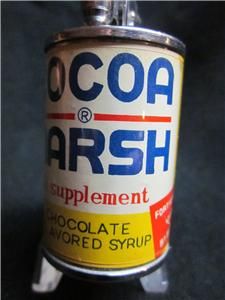 Cocoa Marsh Chocolate Syrup Can Shaped Advertising Lighter Taylor Reed