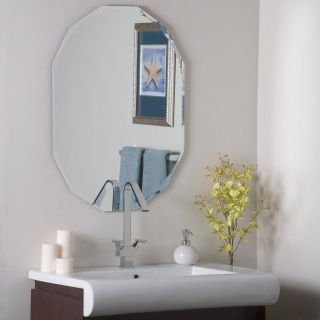 Frameless Diamond Wall Mirror Hall Bathroom Designer