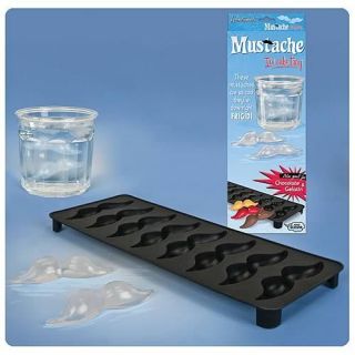   Mustache Ice Cube Tray Mold Jello Candy Chocolate Baking FUN Party