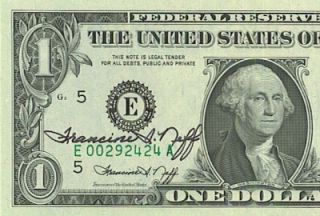 1974 courtesy autograph federal reserve note