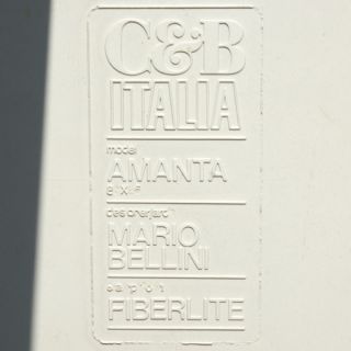 Italia Amanta Mario Bellini Fiberlite Side Table