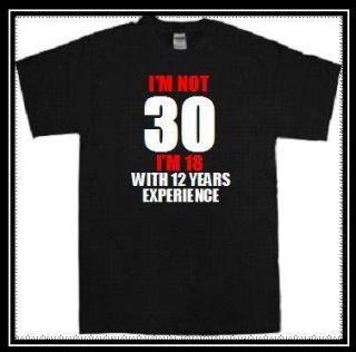 30th Birthday Present Gift Funny T Shirt Men Women