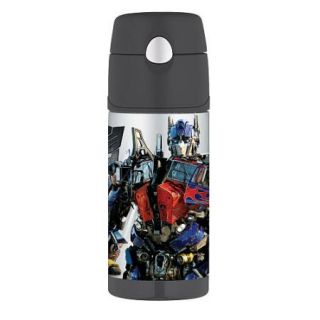 Transformers Thermos Funtainer Beverage Bottle Bumblebee Optimus Prime