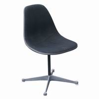 Herman Miller Eames Black Fabric Side Shell Chair